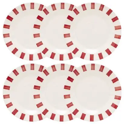Lote de 6 platos de postre "Cheri" - SECRET DE GOURMET