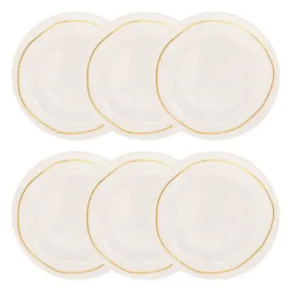 Lote de 6 platos de postre "Selena" - SECRET DE GOURMET