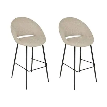 Juego de 2 taburetes de bar "Amago" - Atmosphera