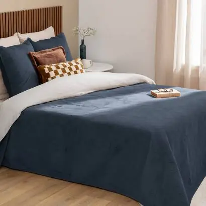 Cubrecama y 2 fundas de almohada "Lilou" - Atmosphera