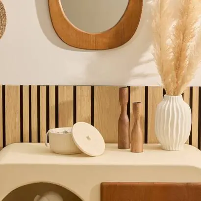 Panel decorativo de listones de madera "Colva" - Atmosphera