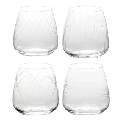 Lote de 4 vasos bajos "Talia" - SECRET DE GOURMET
