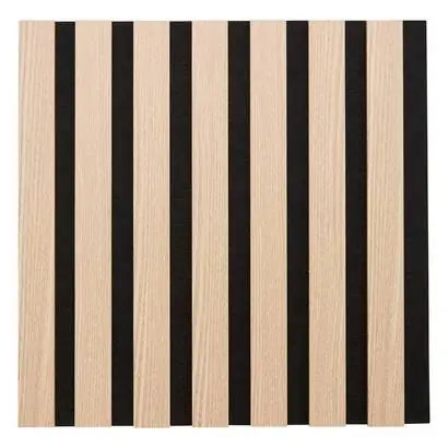 Juego de 3 paneles decorativos de listones de madera Colva - Atmosphera