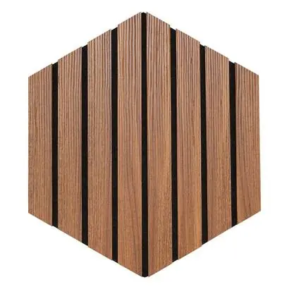 Juego de 3 paneles decorativos de listones de madera Colva - Atmosphera