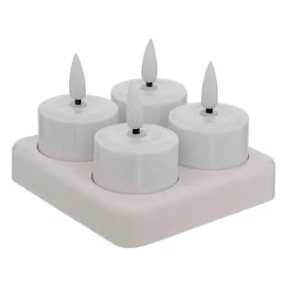 4 velas LED "Aitor" - Atmosphera
