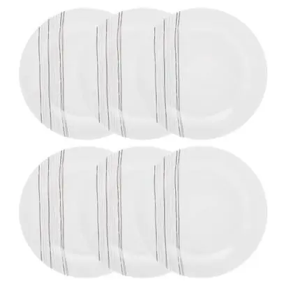 Juego de 6 platos de postre "Líneas" - atmosphera.com