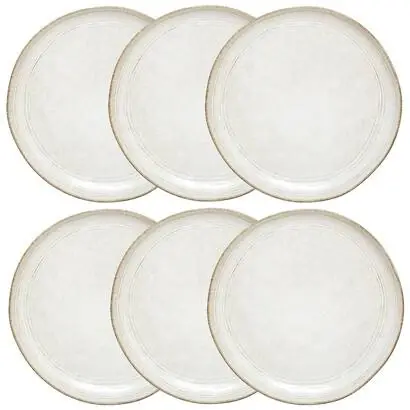 Juego de 6 platos de postre "Flower" - atmosphera.com