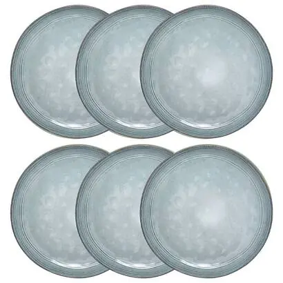 Juego de 6 platos de postre "Flower" - atmosphera.com