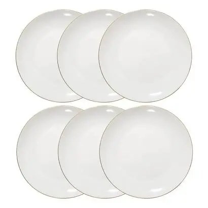 Juego de 6 platos llanos "Petit Salon" - atmosphera.com