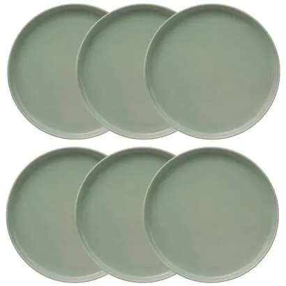 Juego de 6 platos de postre "Marie" - atmosphera.com