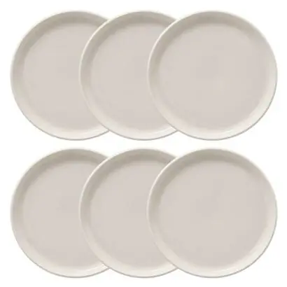 Lote de 6 platos de postre "Nora" - atmosphera.com
