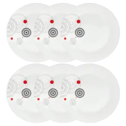 Lote de 6 platos de postre "Instant" - atmosphera.com