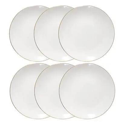 Lote de 6 platos de postre "Petit Salon" - atmosphera.com