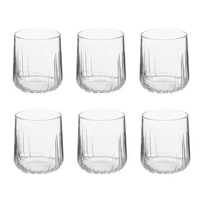 Lote de 6 vasos bajos "Dieg'Eau" - atmosphera.com