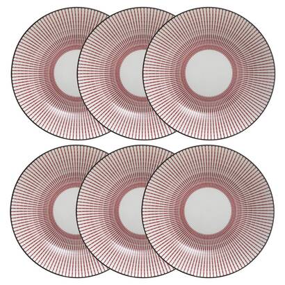 Lote de 6 platos hondos "Lunis" - atmosphera.com