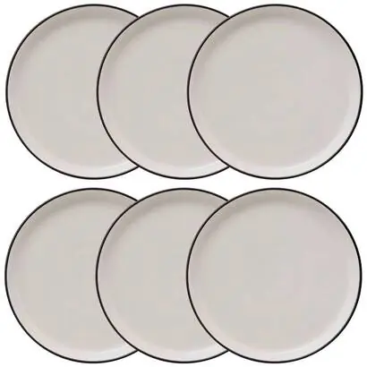 Juego de 6 platos de postre "Alix" - atmosphera.com