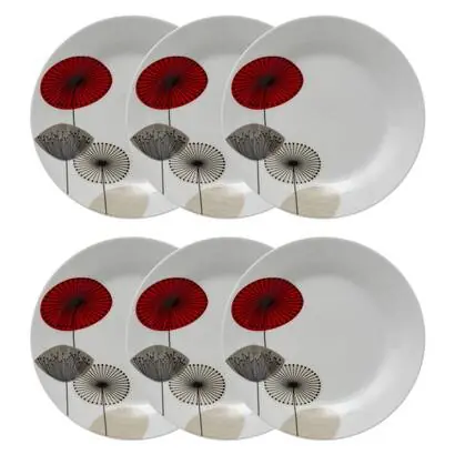 Lote de 6 platos de postre "Osara" - atmosphera.com