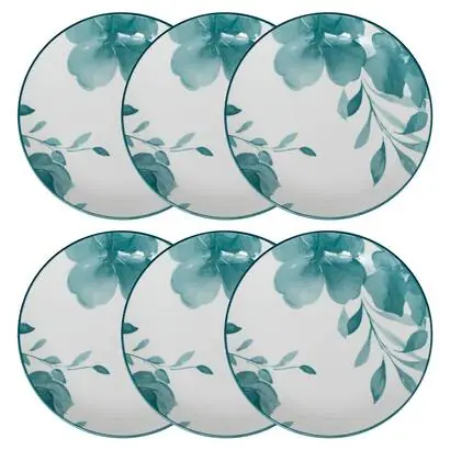Lote de 6 platos de postre "Lily" - atmosphera.com