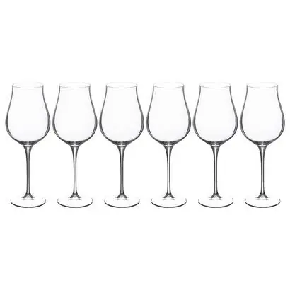 Lote de 6 copas de vino "Oriane" - atmosphera.com