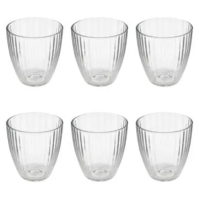 Lote de 6 vasos bajos "Mathe'Eau" - atmosphera.com