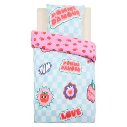Juego de cama reversible "Manzana de amor" 200x140 cm - Atmosphera