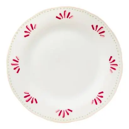 Lote de 6 platos llanos "Fleur De Rose" - atmosphera.com
