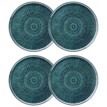 Juego de 4 platos llanos "Eva" - SECRET DE GOURMET