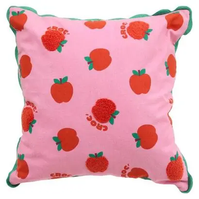 Cojín tuftado "Manzana de caramelo" 40x40 cm - Atmosphera