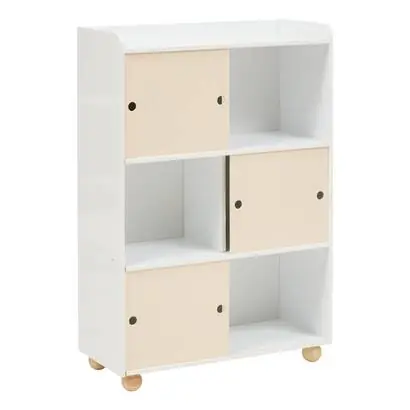 Mueble de almacenamiento infantil 3 puertas 2 niveles "Bouli" - Atmosphera