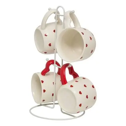 Lote de 4 tazas "Valentine" - SECRET DE GOURMET