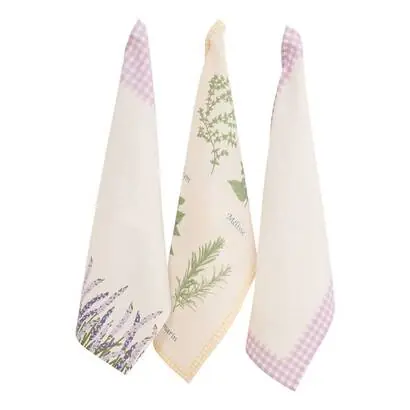 Lote de 3 paños de cocina "Garrigue" - Atmosphera