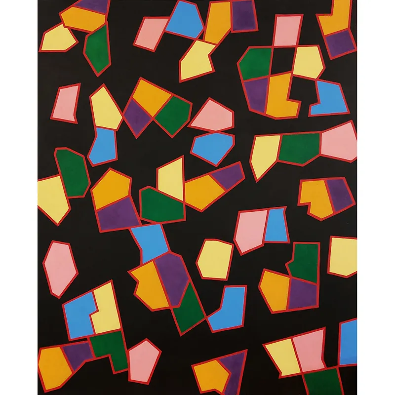 Alfredo Alcain. Flotan sobre negro, 2021.