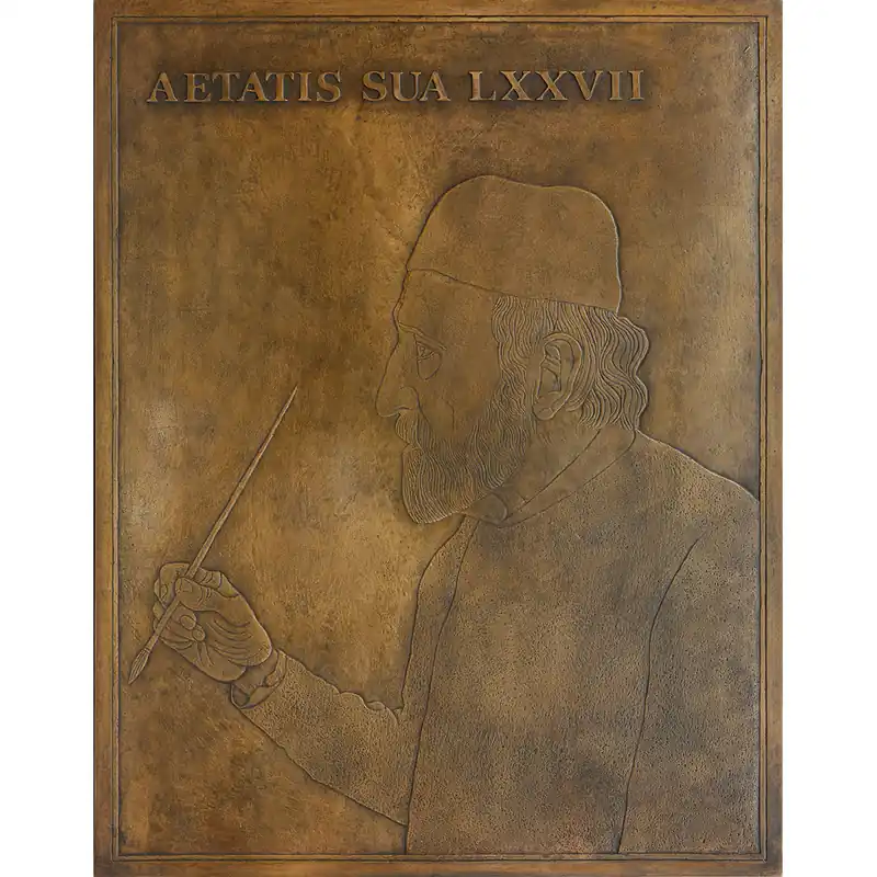 Alfredo Alcain. Autorretrato, 2018. Bronce