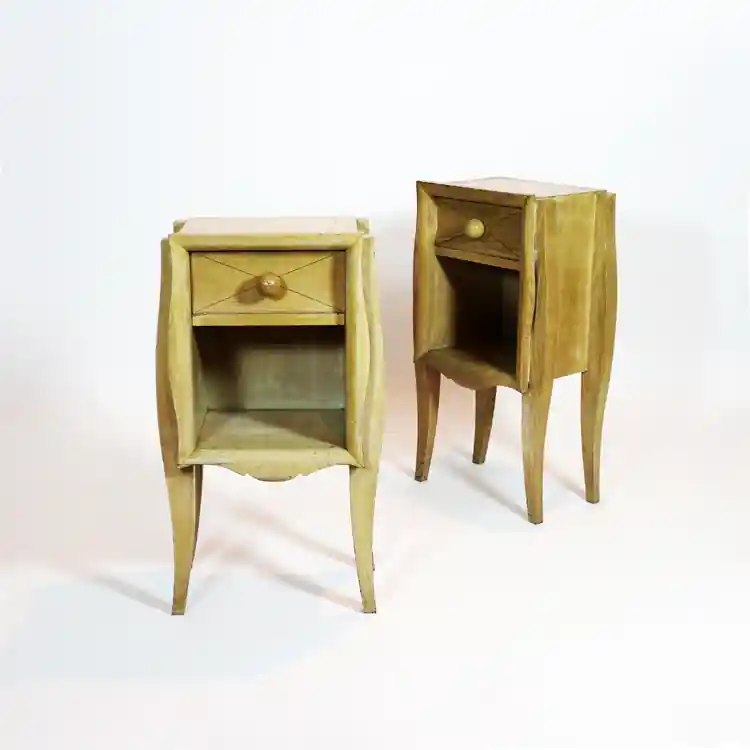 Pareja de mesillas de noche Art Decó - Mesas auxiliares
