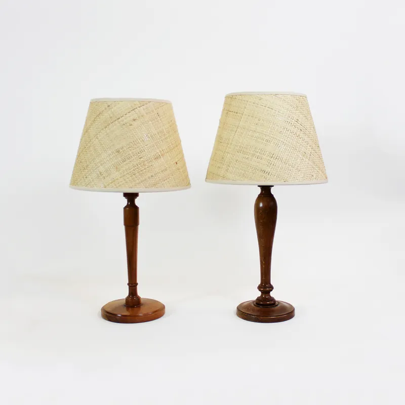 Lámpara de mesa victoriana. - Lámparas