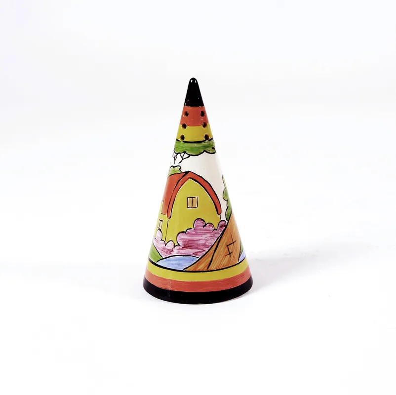 Cerámica de Clarice Cliff. Salero - Cerámica y Cristal