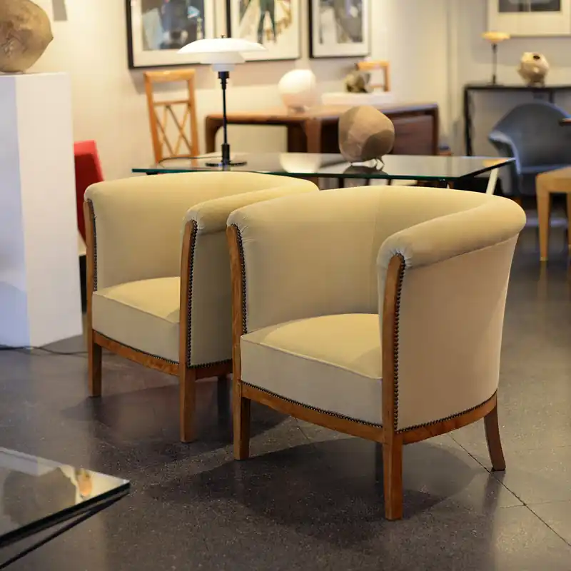 Pareja de sillones Art Déco. Francia, años 40