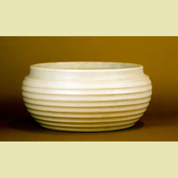 Centro de cerámica blanca «Stone Ware» - Cerámica y Cristal