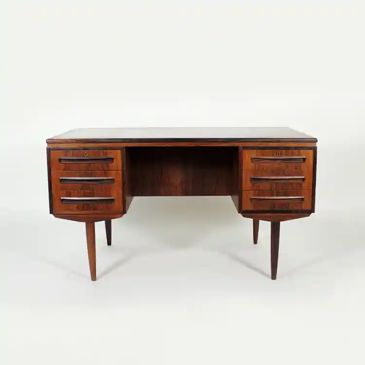 Mesa despacho de palosanto. Dinamraca, años 50 - Escritorios