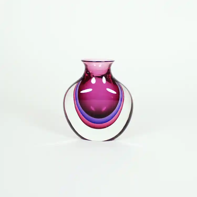 Jarrón de cristal de Murano, h. 1950 - Cerámica y Cristal