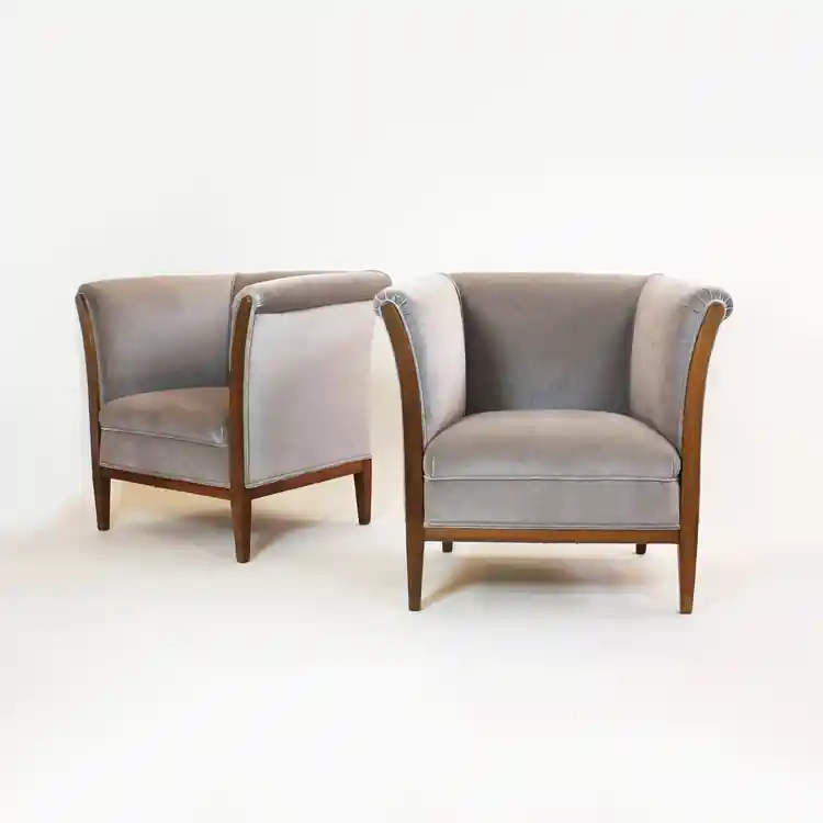 Pareja de sillones Art Dèco. Francia, h.1930