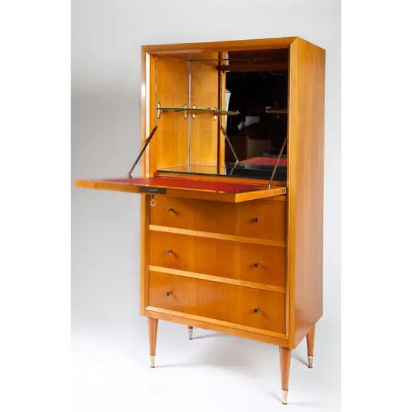 Mueble Bar abattant atribuido a Jules Leleu. - Varios
