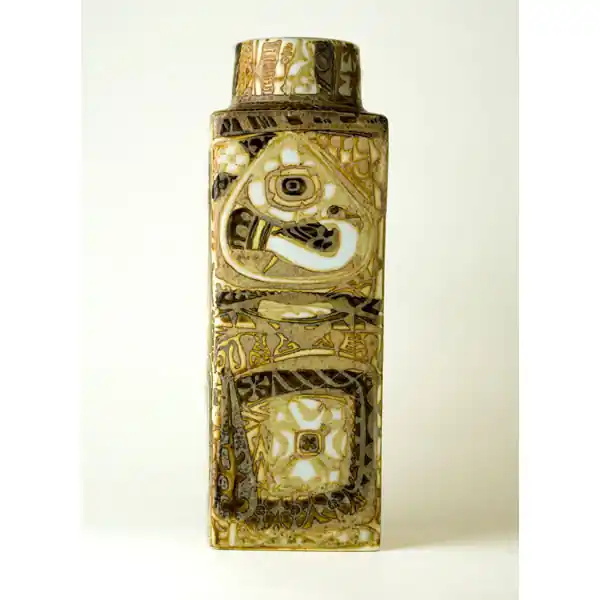 Jarrón de cerámica de Nils Thorsson. Dinamarca 1960 - Cerámica y Cristal