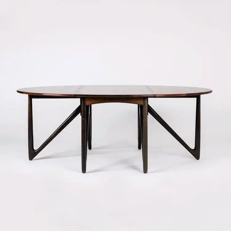 Mesa de comedor de Kurt Østervig, diseño danés de los años 60. - Mesas de comedor