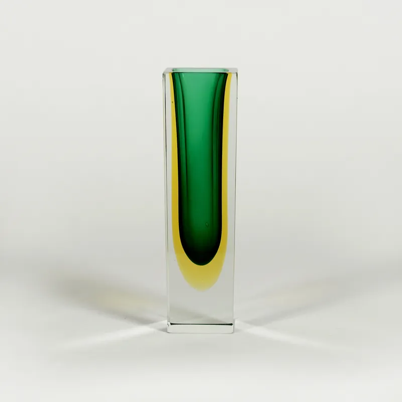 Jarrón de cristal de Murano, años 60. - Cerámica y Cristal