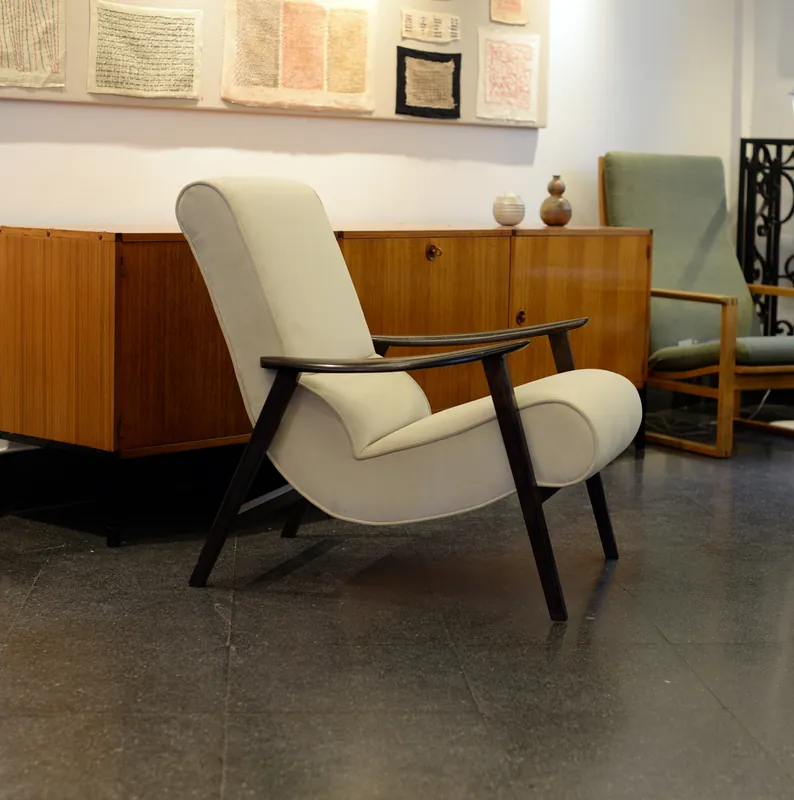 Pareja de sillones diseño italiano años 60.