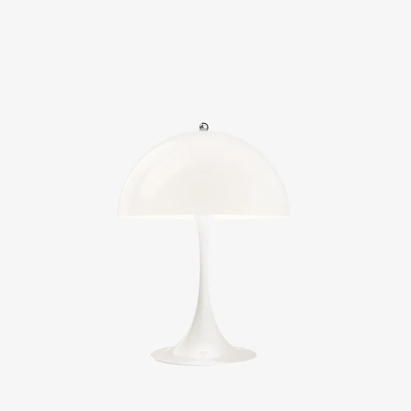 Lámpara Panthella de sobremesa 320. Acrílico opal blanco. - Louis Poulsen