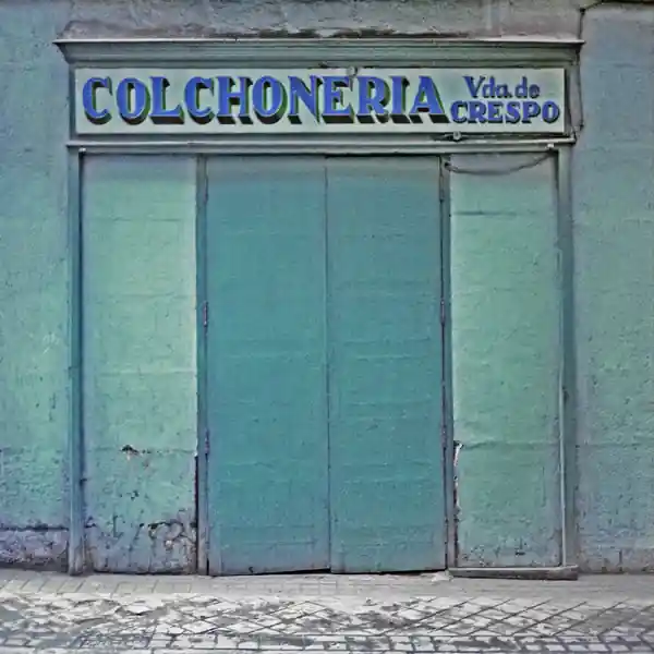 Alfredo Alcain. Fachada Colchonería