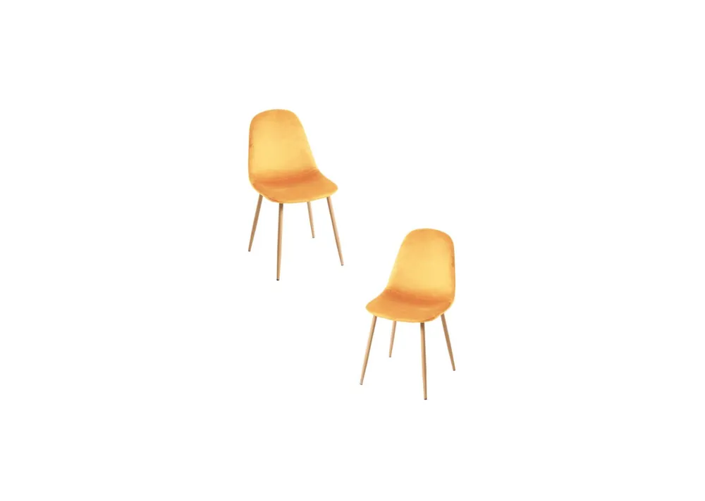 Pack 2 Sillas Teok Terciopelo - Packs Sillas Comedor