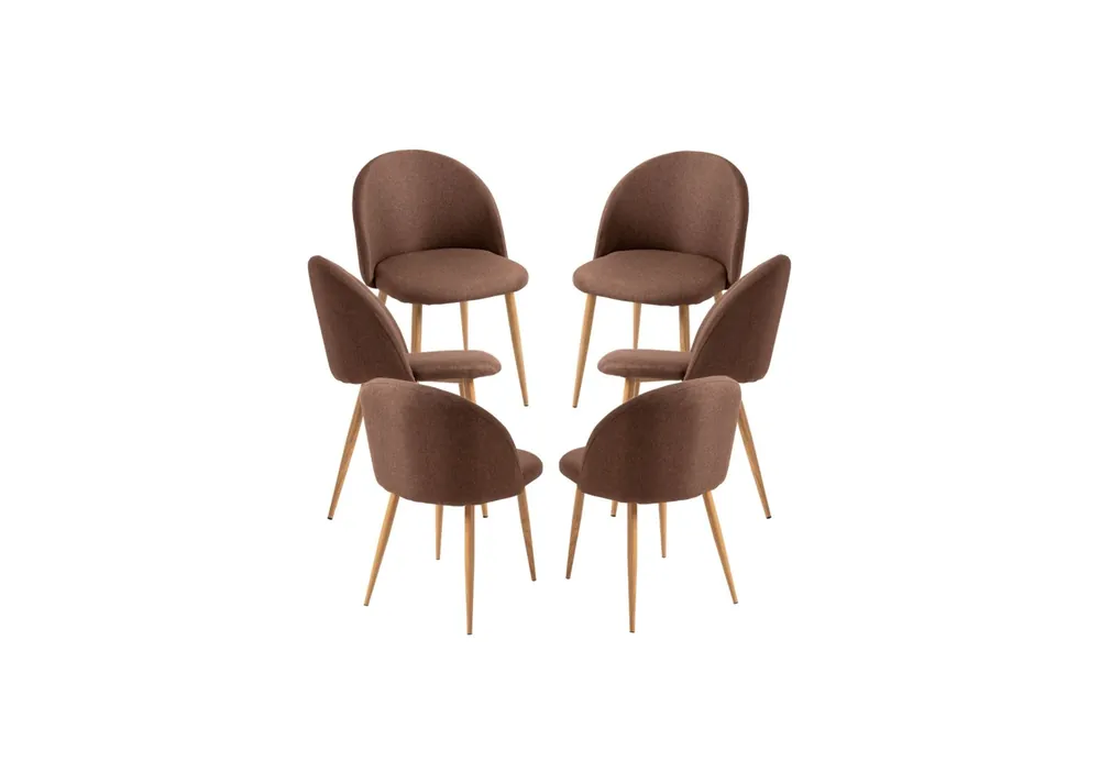 Pack 6 Sillas Vint Tela - Packs Sillas Comedor
